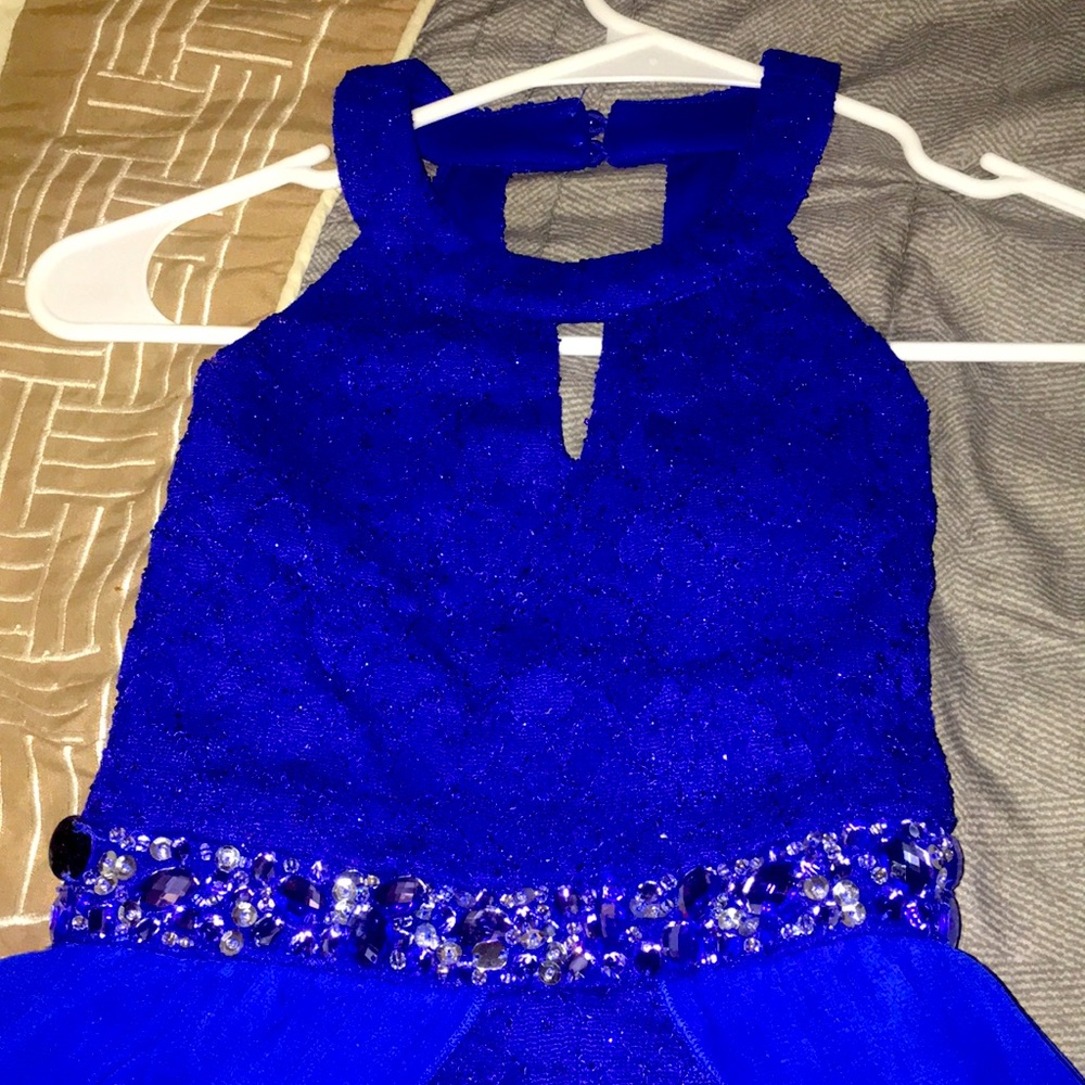 COPY - Girls strapless dress.